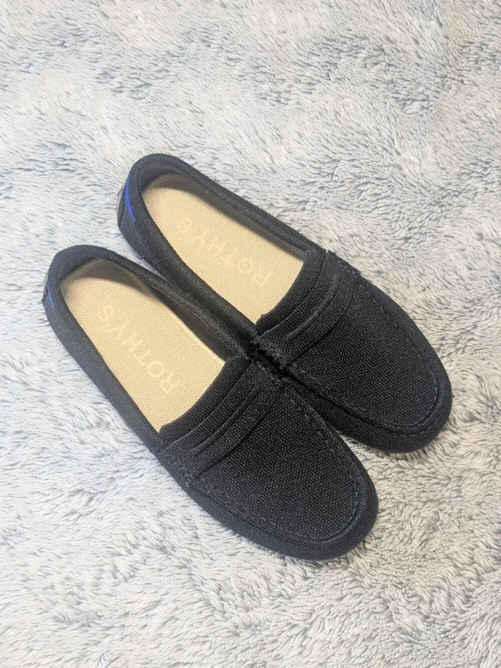 Rothy's Driver Black Loafer Size 7